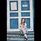 Grey With Black Hearts Half Sleeves Night Suit (KO-NS-0209)