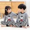 Baby Or Baba Grey and Black Zebra print Kids Night Suit (TNW-222)