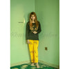 Black Lion With Yellow Lion Trouser Full Sleeves Night Suit (KO-NS-0045)