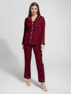 SILK NIGHT SUIT – MAROON (TNW-0316)