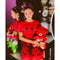 Red Smile With Polka Dots Trouser Half Sleeves Night Suit (KO-NS-0029)