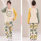 Multi Color Smile Print With Smile Multi Printed Trouser Full Sleeves Night Suit