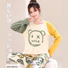 Multi Color Smile Print With Smile Multi Printed Trouser Full Sleeves Night Suit