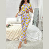 Lilac Lemons Printed Night wear