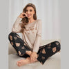 Off white bears With Black Printed Trouser