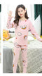 Baby or Baba Pink Rainbow print Night Suit for Kids (1 Pcs) (TNW-225)