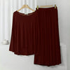 Maroon Frill Sleeves Shirt With Lose Style Lounge Wear (KO-NS-414)