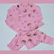 Baby or Baba Pink Rainbow print Night Suit for Kids (1 Pcs) (TNW-225)