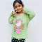 Green Sleepy Princess Printed Kids Night Suit (TNW-621)
