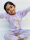 Purple Unicorn Printed Kids Night Suit (TNW-605)