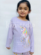 Purple Unicorn Printed Kids Night Suit (TNW-605)