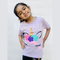 Purple Unicorn Printed Half Sleeves Printed Kids Night Suit (TNW-618)
