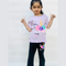 Purple Unicorn Printed Half Sleeves Printed Kids Night Suit (TNW-618)