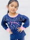 Navy Blue Hippo Printed Kids Night Suit (TNW-614)