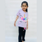 Purple Unicorn Printed Half Sleeves Printed Kids Night Suit (TNW-618)