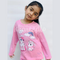 Pink Unicorn Rainbow Printed Kids Night Suit (TNW-604)