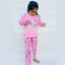 Pink Unicorn Rainbow Printed Kids Night Suit (TNW-604)