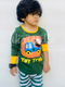 Dark Green Toy Truck Printed Kids Night (TNW-602)