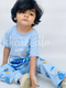Sky blue Cool Dino Printed Kids Night Suit (TNW-610)